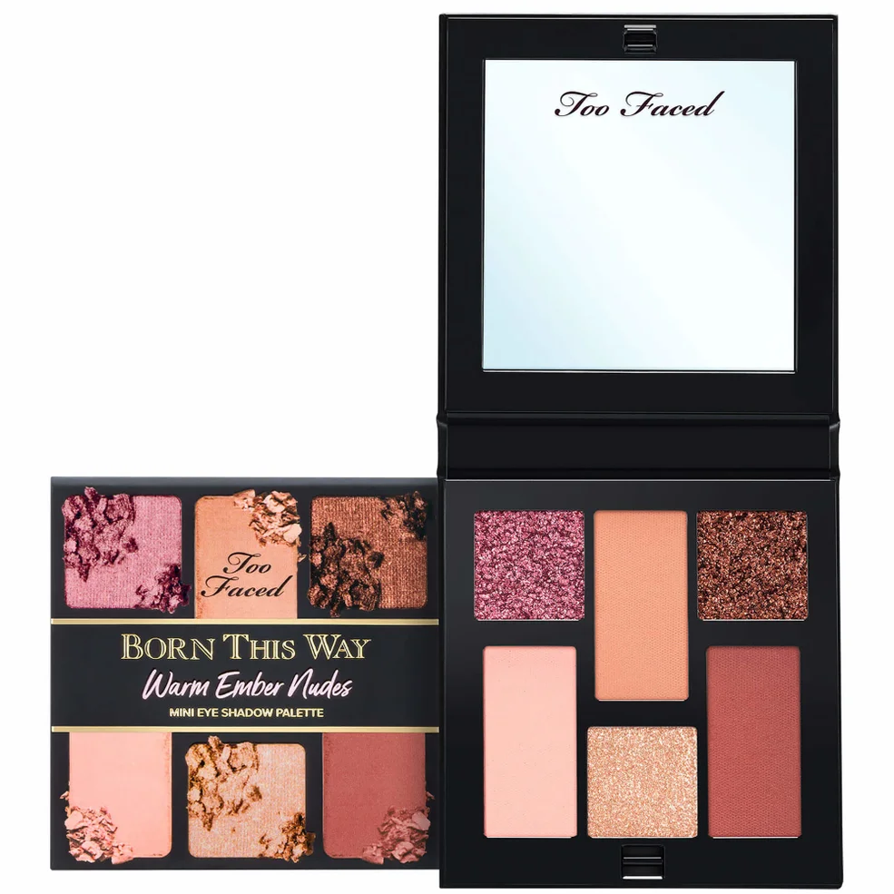 Too Faced Born This Way Warm Ember Nudes Mini Oogschaduwpalet Afbeelding 1