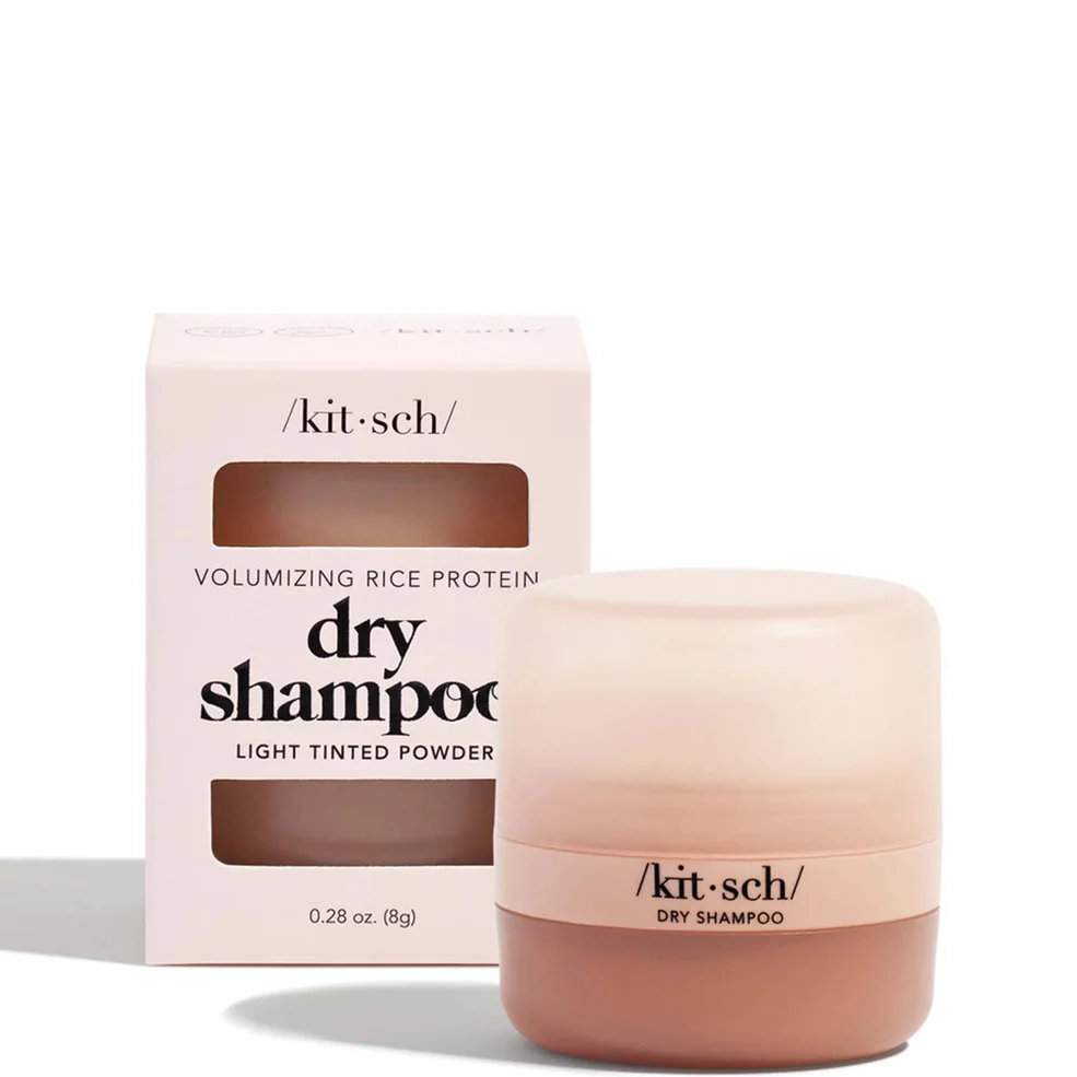 Kitsch Volumising Rice Protein Dry Shampoo - Light Tinted Powder 8g Afbeelding 1