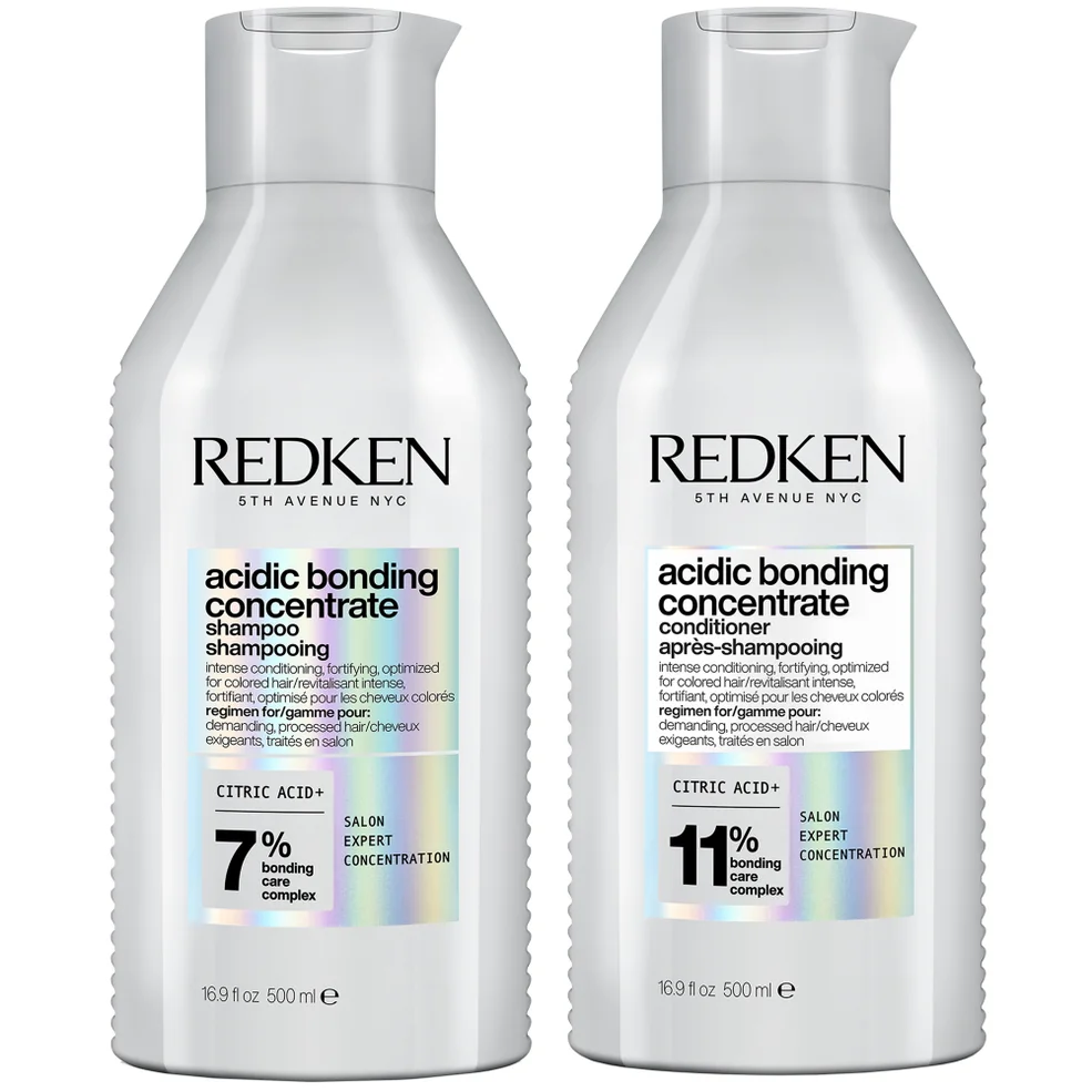 Redken Acidic Bonding Concentrate Shampoo and Conditioner 500ml Bond Repair Supersize Bundle Afbeelding 1