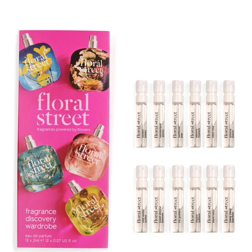 Floral Street 12 x 2ml Deluxe Discovery Wardrobe Afbeelding 1