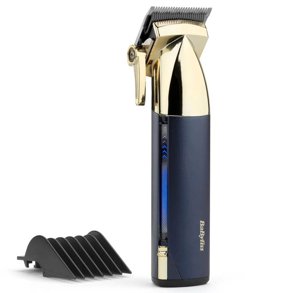 BaByliss Super-X Metal Series Cordless Hair Clipper - Blue Afbeelding 1