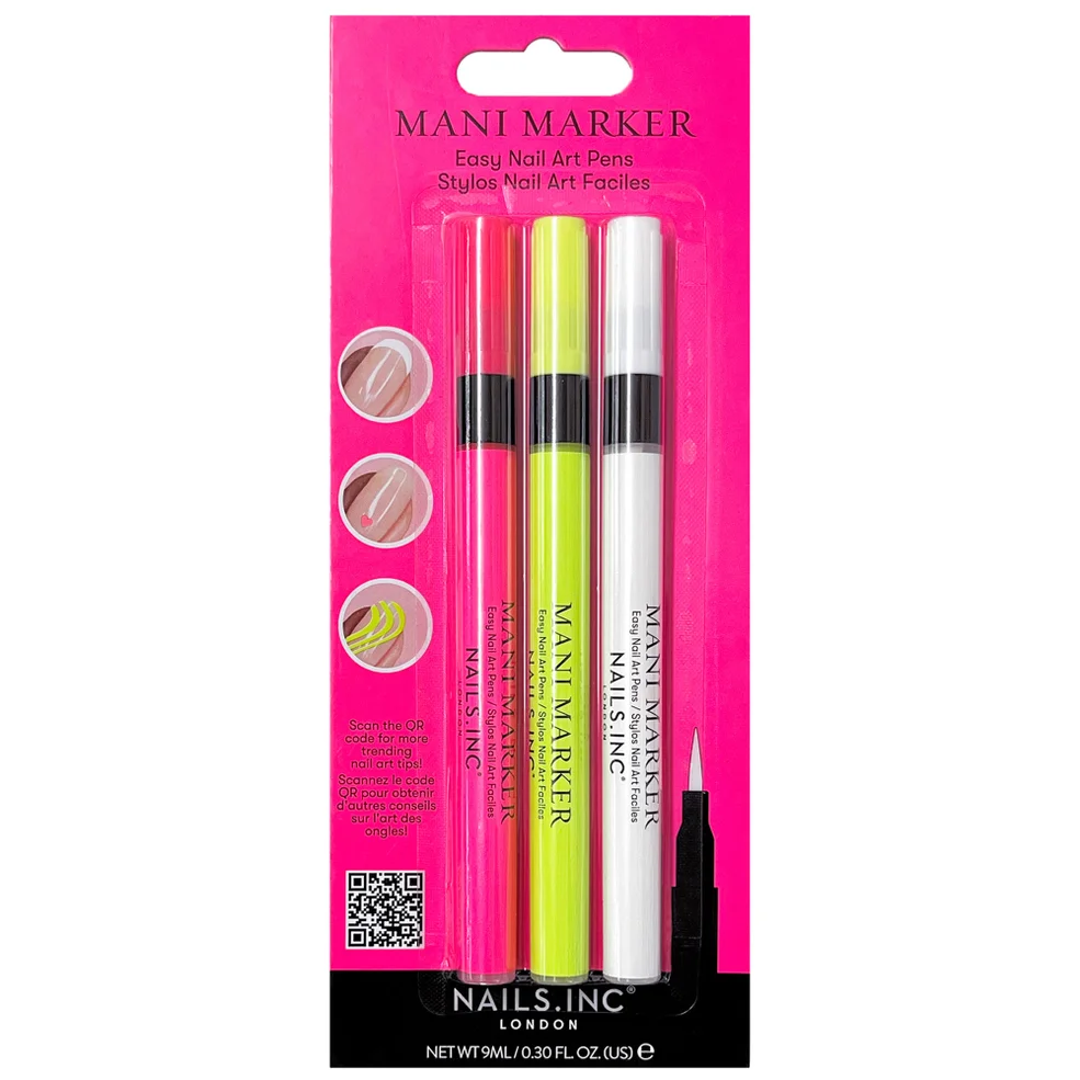 nails inc. Neon Mani Marker Trio Afbeelding 1