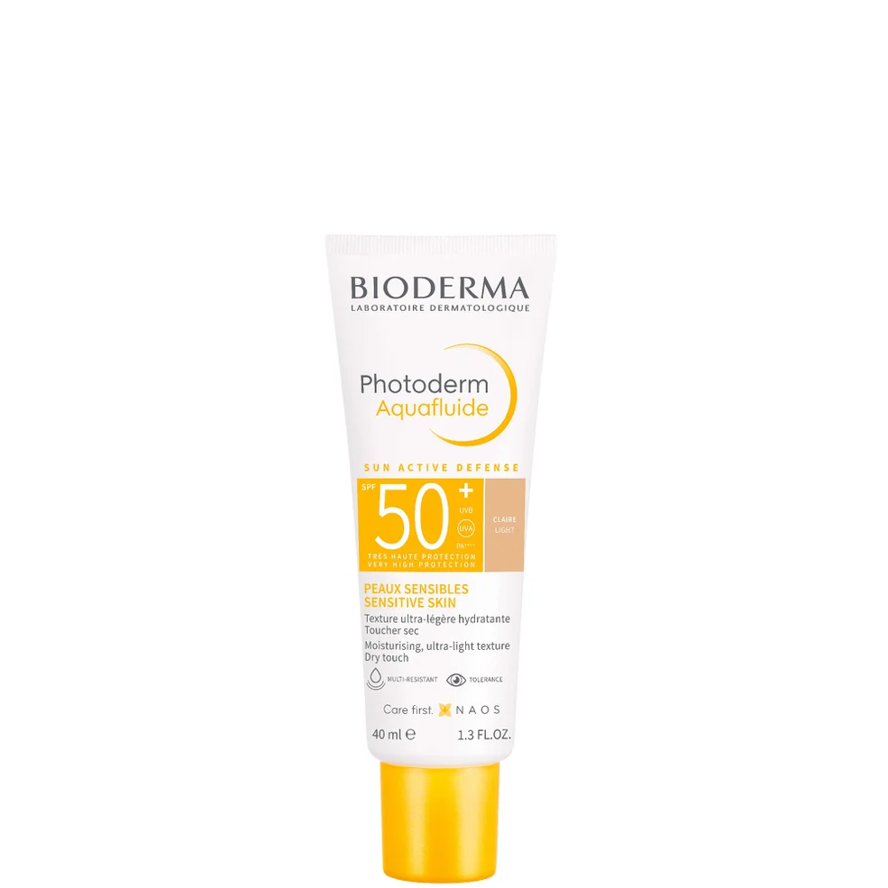 Bioderma Photoderm Aquafluide SPF 50+ Light Tinted Face Sunscreen for Sensitive Skin 40ml Afbeelding 1