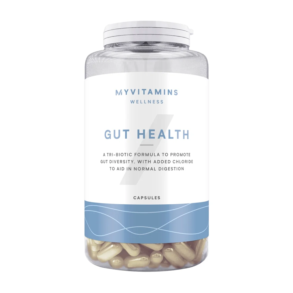 Myvitamins Gut Health Capsules, Unflavoured, 90 Capsules Afbeelding 1