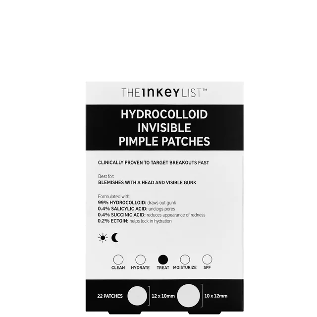 The INKEY List Onzichtbare Puistjespleisters met Hydrocolloïde