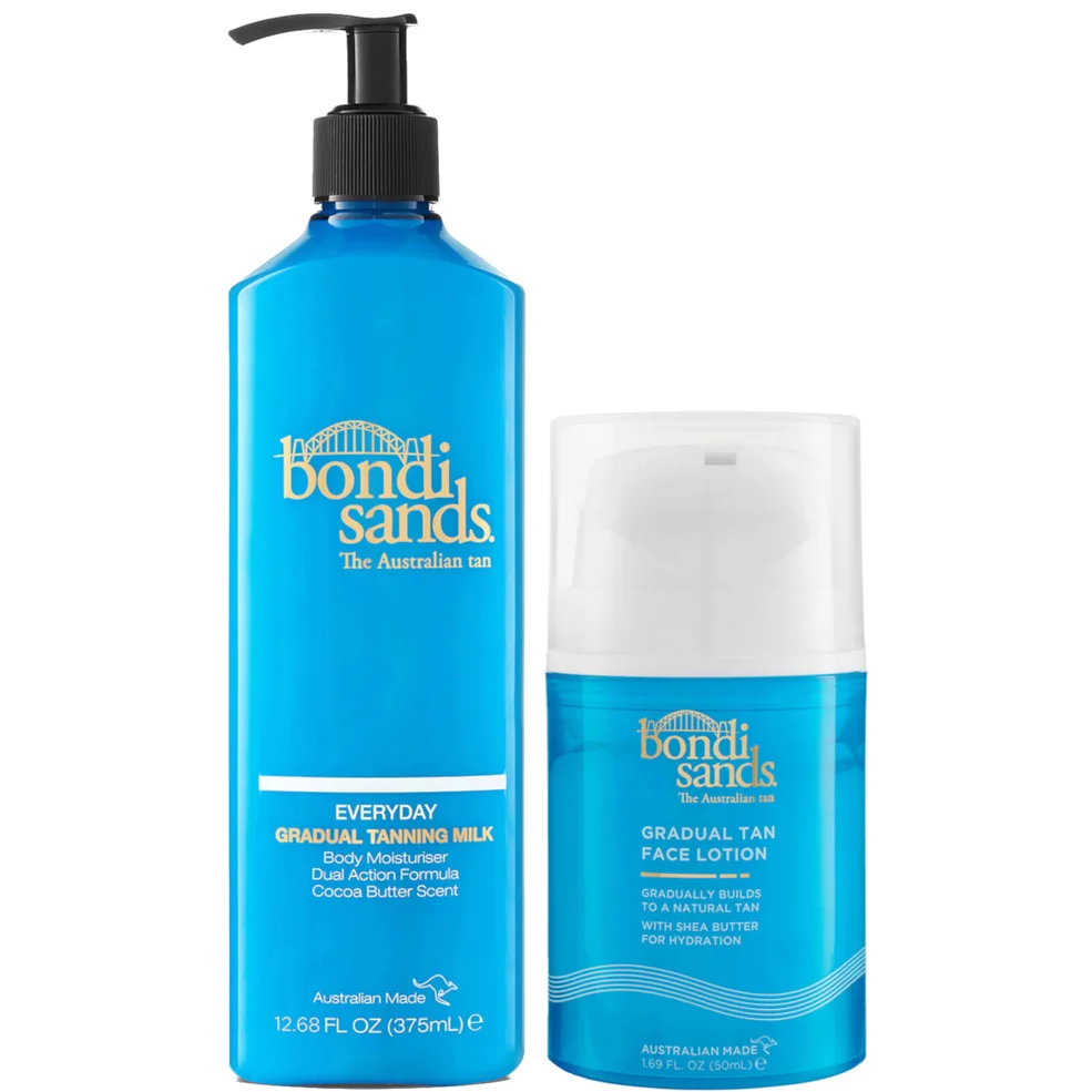 Bondi Sands Gradual Tanning Milk and Gradual Tanning Face Lotion Duo Afbeelding 1