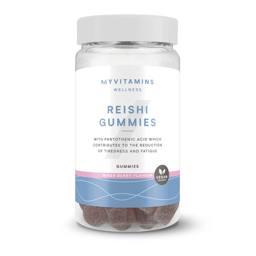 Myvitamins Reishi Gummies, Mixed Berry, 60 Gummies Afbeelding 1