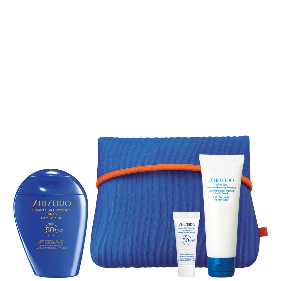Shiseido Exclusive Global Suncare Expert Sun Anti-Aging Zonnebrand SPF 50 Set Afbeelding 1