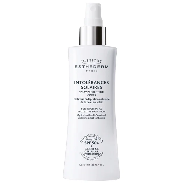 Institut Esthederm Sun Intolerance SPF50+ Beschermende Bodyspray Zonnebrandcrème voor Zonneallergische Huid 150 ml