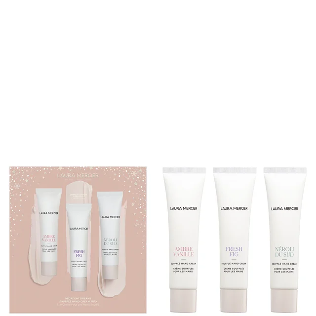 Laura Mercier Decadent Dreams Souffle' Hand Cream Trio