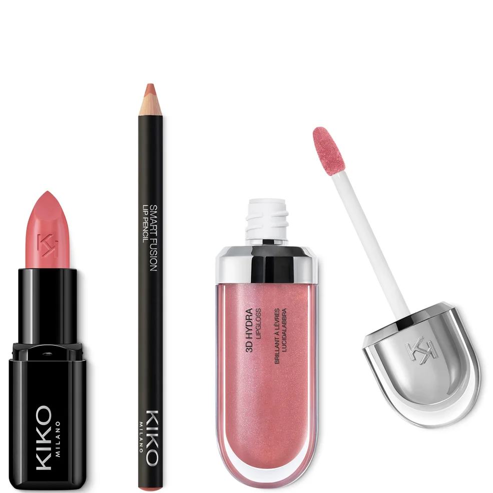KIKO Milano Exclusive Rosey Nude Lip Trio Afbeelding 1