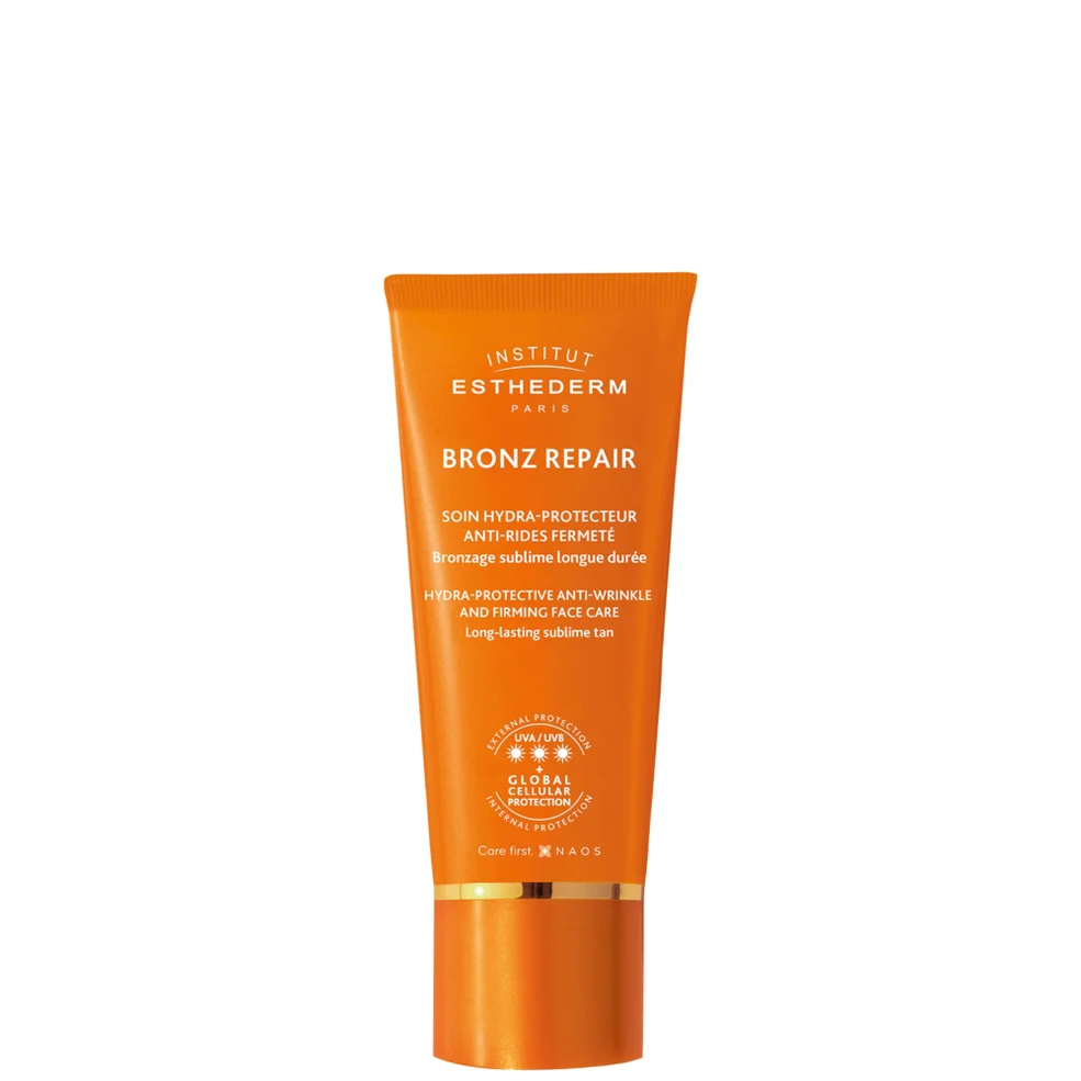 Institut Esthederm Bronz Repair Wrinkles' Smoothing and Firming UVA/UVB Face Cream with Strong Sun Protection 50ml Afbeelding 1