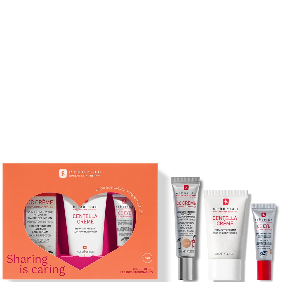 Erborian Kit CC Routine x Centella Cream (Various Shades) Afbeelding 1