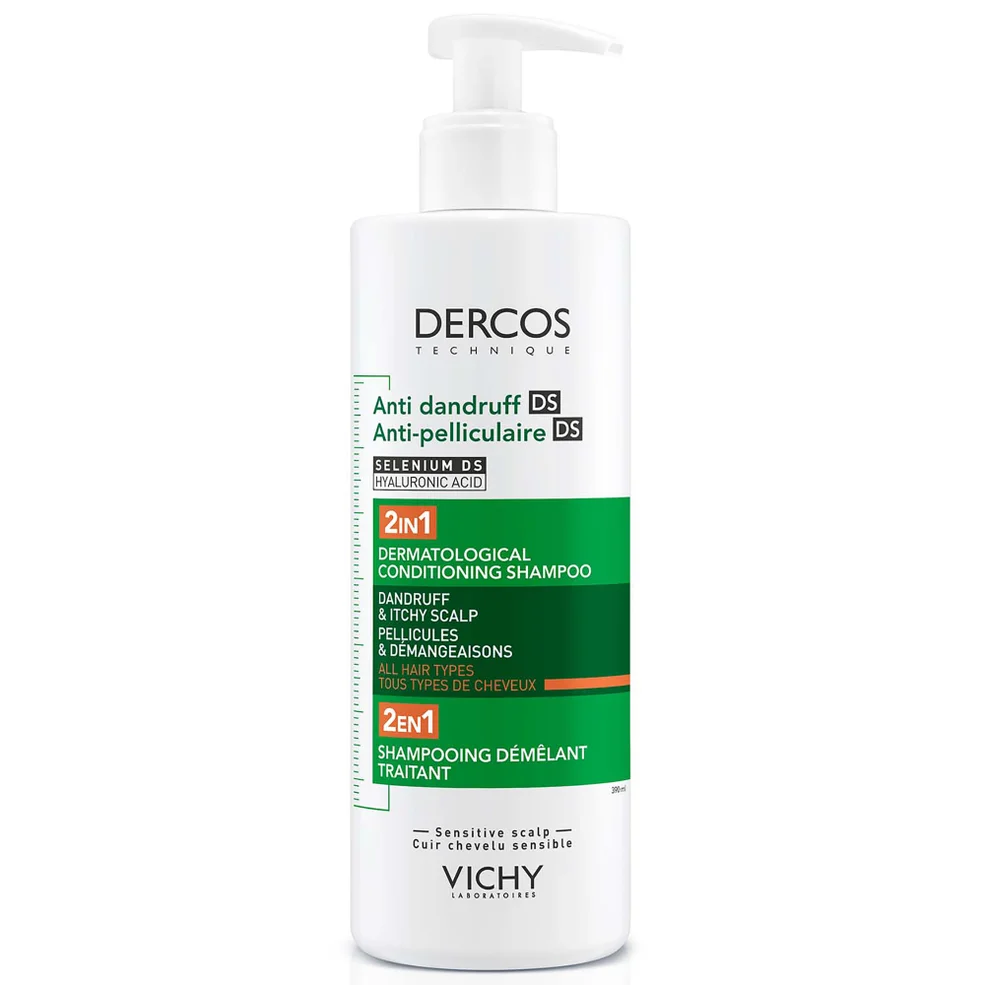 Vichy Dercos Anti-Dandruff 2in1 Dermatological Conditioning Shampoo 390ml Afbeelding 1