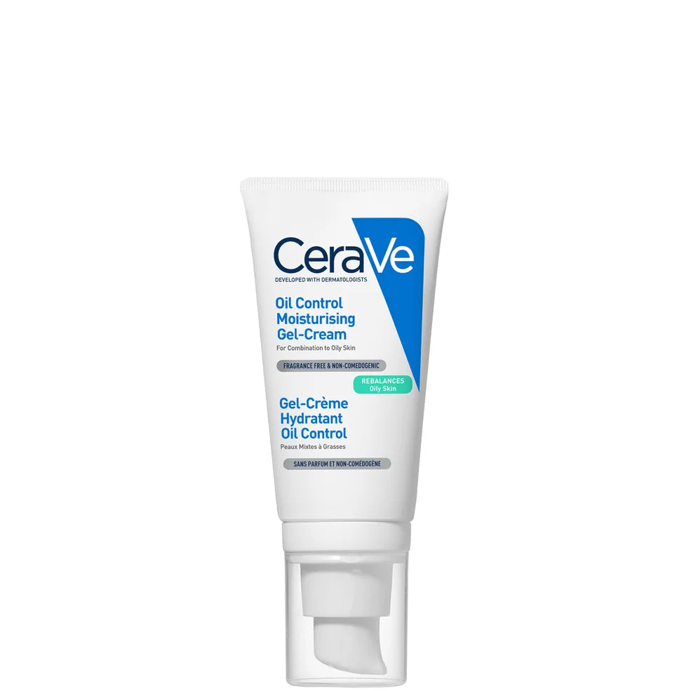 CeraVe Oil Control Moisturising Gel-Cream With Oil Absorbing Technology and Ceramides for Combination and Oily Skin 52ml Afbeelding 1