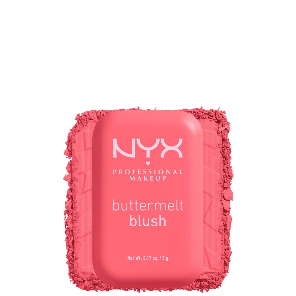 NYX Professional Makeup Buttermelt Powder Blush up to 12H Wear, Fade and Transfer Resistant (Various Shades) Afbeelding 1