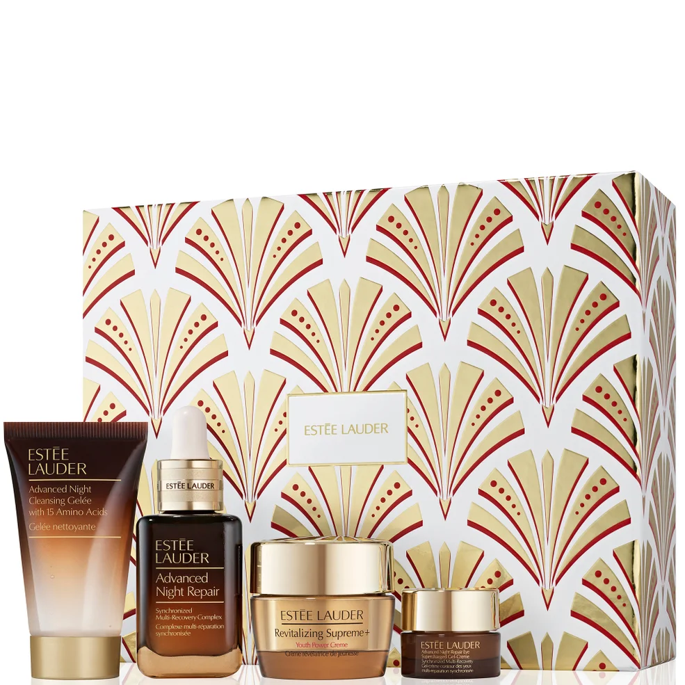 Estée Lauder Lift + Glow Advanced Night Repair 4-Piece Skincare Gift Set Afbeelding 1