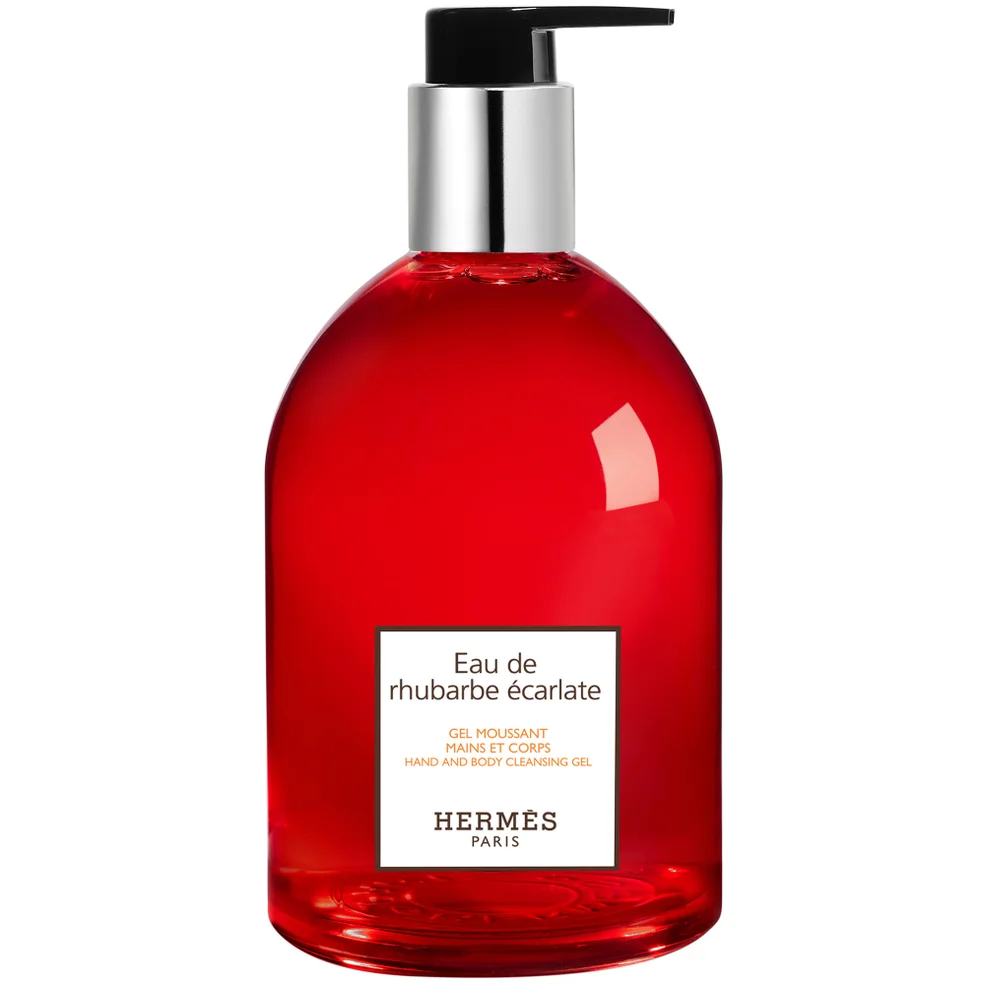 Hermès Eau De Rhubarbe Écarlate Hand and Body Cleans Gel Bottle 300ml Afbeelding 1