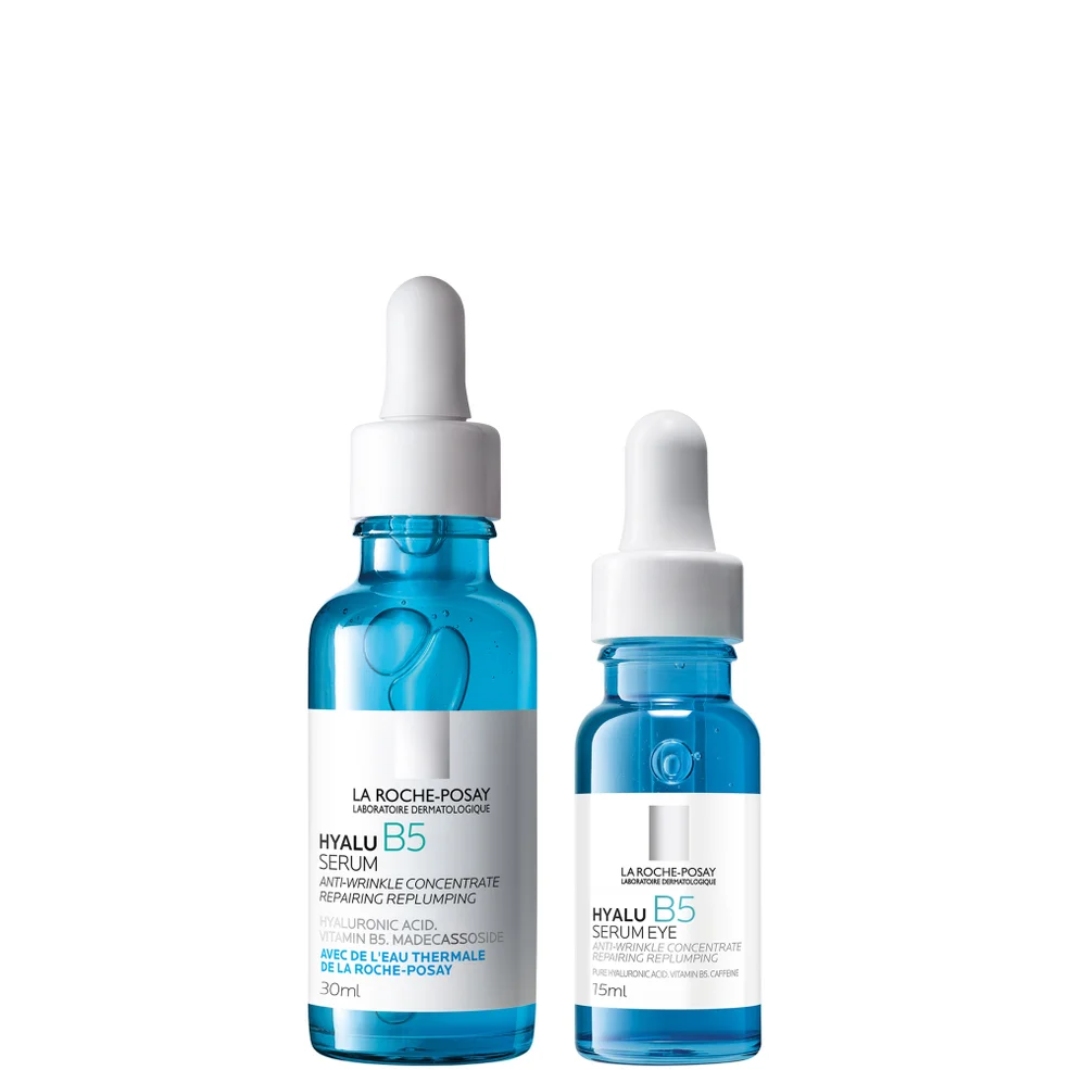 La Roche-Posay Replump and Hydrate Hyalu B5 Duo: Face Serum and Eye Cream Hyaluronic Acid Concentrated Care Afbeelding 1