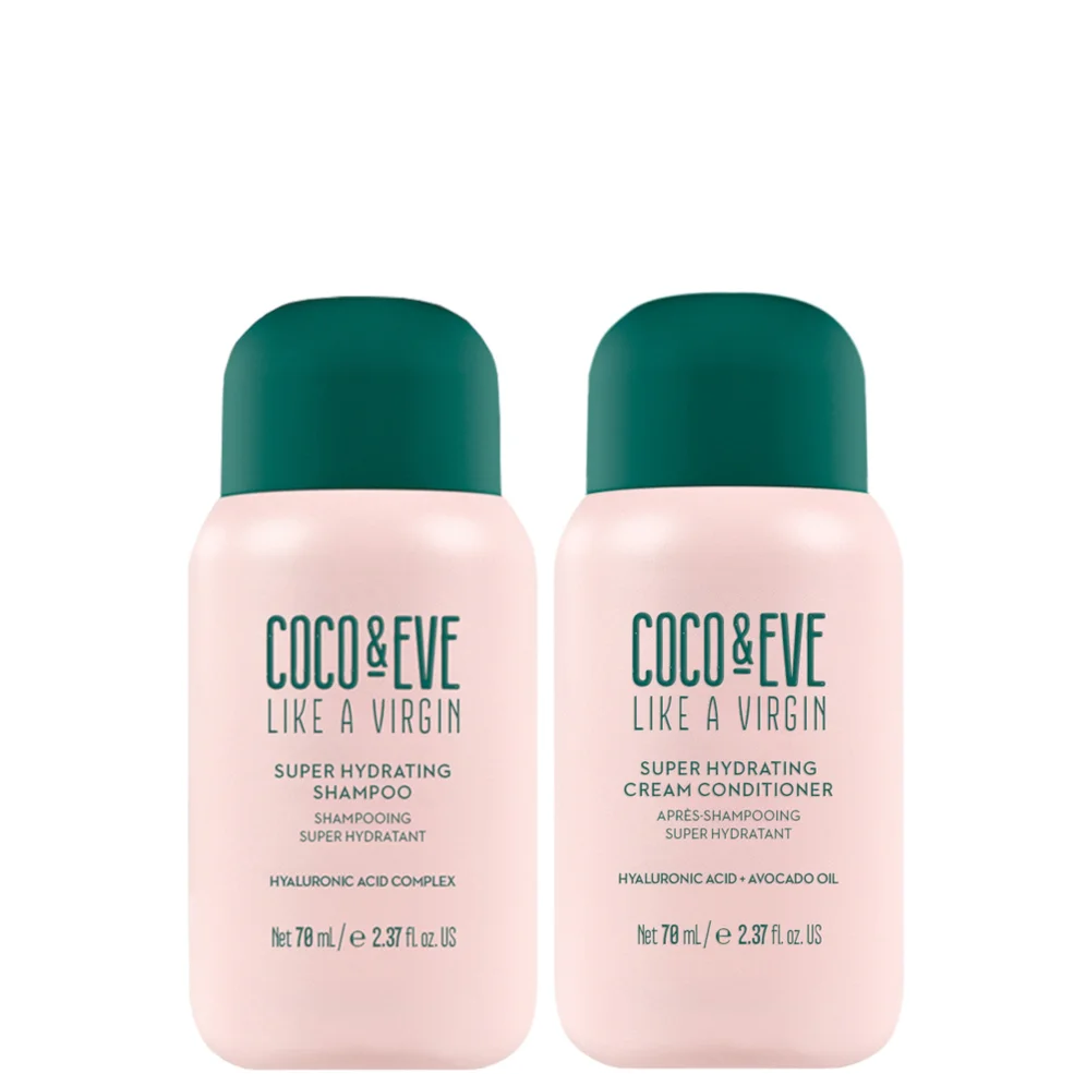 Coco & Eve Super Hydrating Shampoo and Conditioner Travel Bundle Afbeelding 1