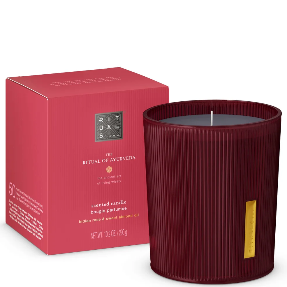 Rituals The Ritual of Ayurveda - Sweet Almond & Indian Rose - Scented Candle 290g Afbeelding 1