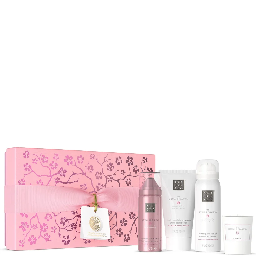 Rituals The Ritual of Sakura - Floral Cherry Blossom & Rice Milk - Small Bath and Body Gift Set Afbeelding 1