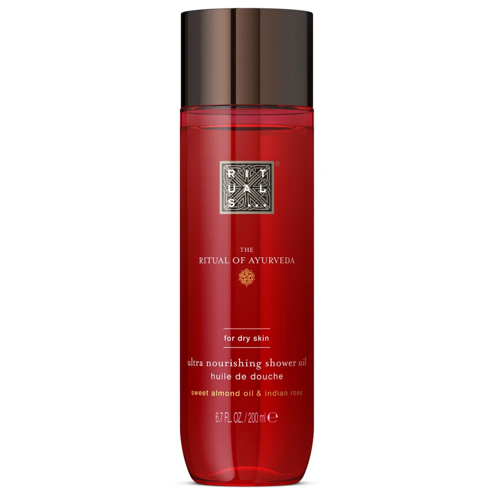 Rituals The Ritual of Ayurveda - Sweet Almond & Indian Rose - Shower Oil 200ml Afbeelding 1