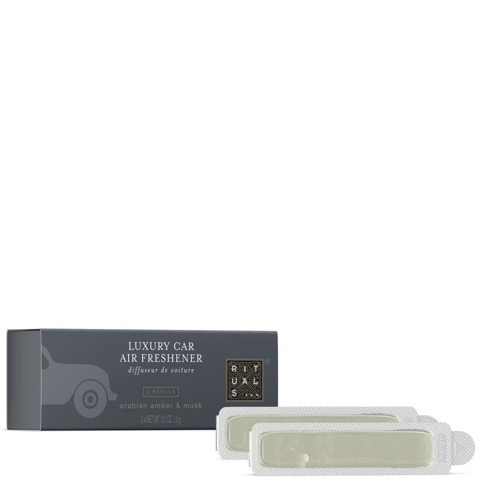 Rituals Homme Collection Men's Aromatic Amber & Musk Refill Car Air Freshener 2x3g Afbeelding 1