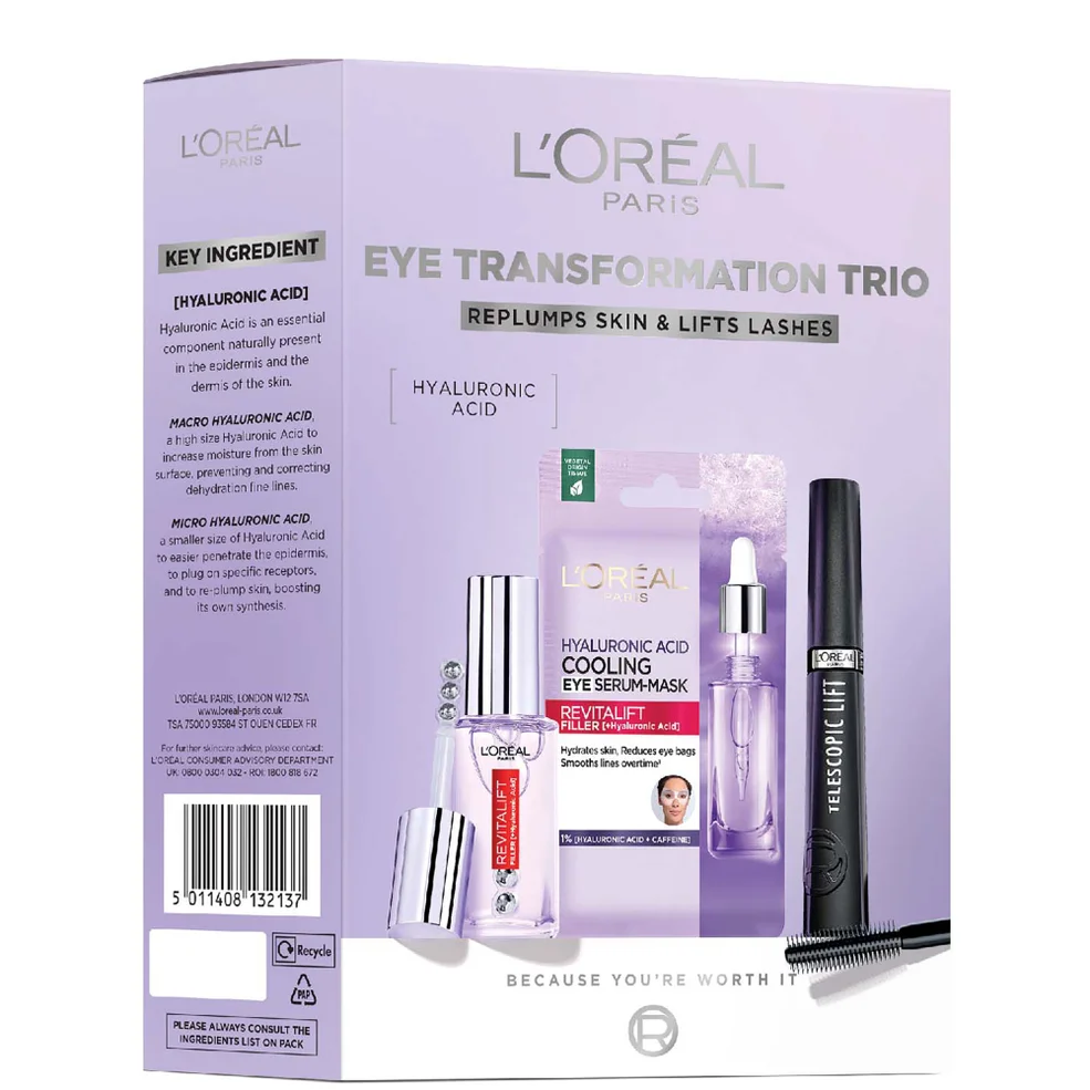 L'Oréal Paris Eye Transformation Trio Gift Set Afbeelding 1