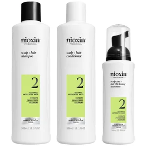 NIOXIN Scalp and Hair Thickening System 2 for Natural Hair with Progressed Thinning Loyalty Kit - undefined undefined