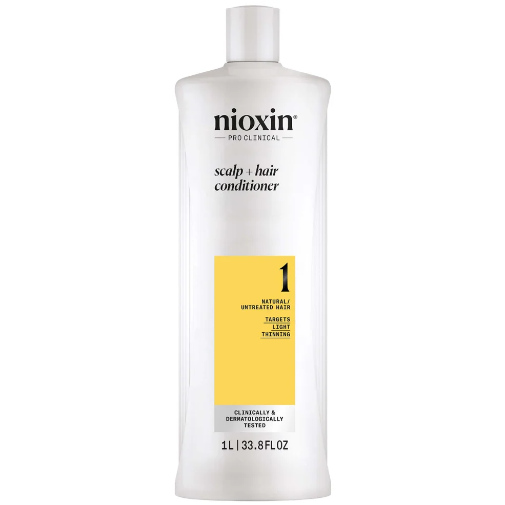 NIOXIN Scalp and Hair Thickening System 1 Conditioner for Natural Hair with Light Thinning 1L Afbeelding 1