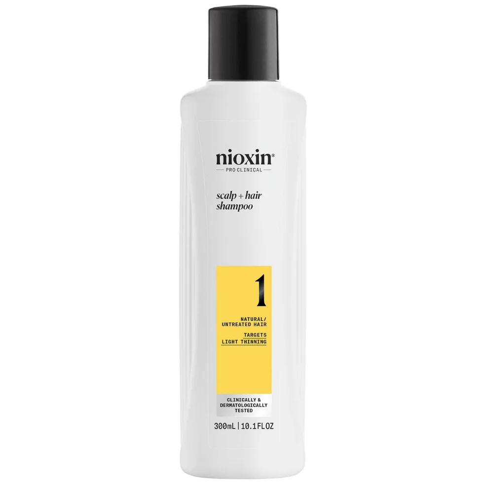 NIOXIN Scalp and Hair Thickening System 1 Shampoo for Natural Hair with Light Thinning 300ml Afbeelding 1