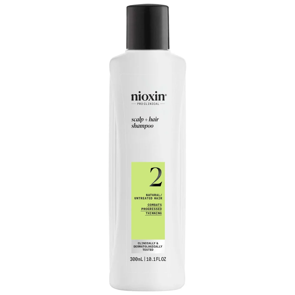 NIOXIN Scalp and Hair Thickening System 2 Shampoo for Natural Hair with Progressed Thinning 300ml Afbeelding 1
