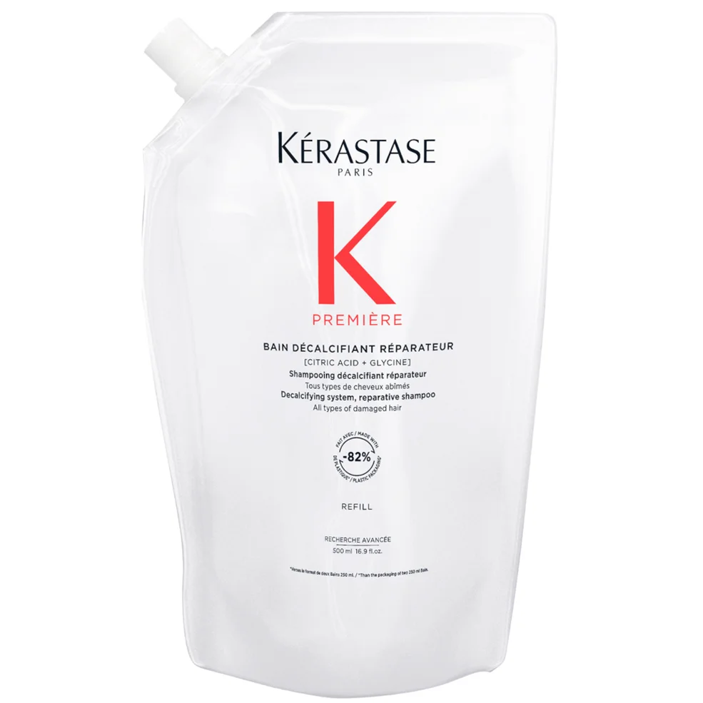 Kérastase Première Shampoo Decalcifying & Repairing Refill Pouch for Damaged Hair with Pure Citric Acid and Glycine 500ml Afbeelding 1