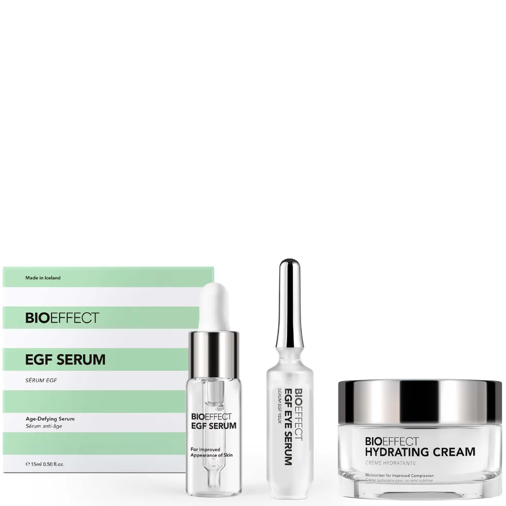 BIOEFFECT EGF Prevent Set including EGF Serum, EGF Eye Serum and Hydrating Cream 50ml Afbeelding 1