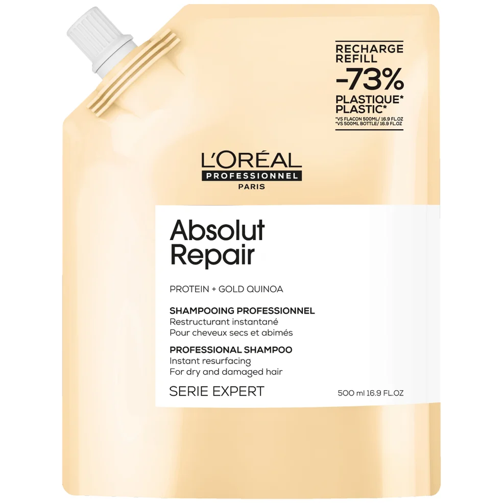L'Oréal Professionnel Absolut Repair Shampoo Refill Pack 500ml for Dry and Damaged Hair Afbeelding 1
