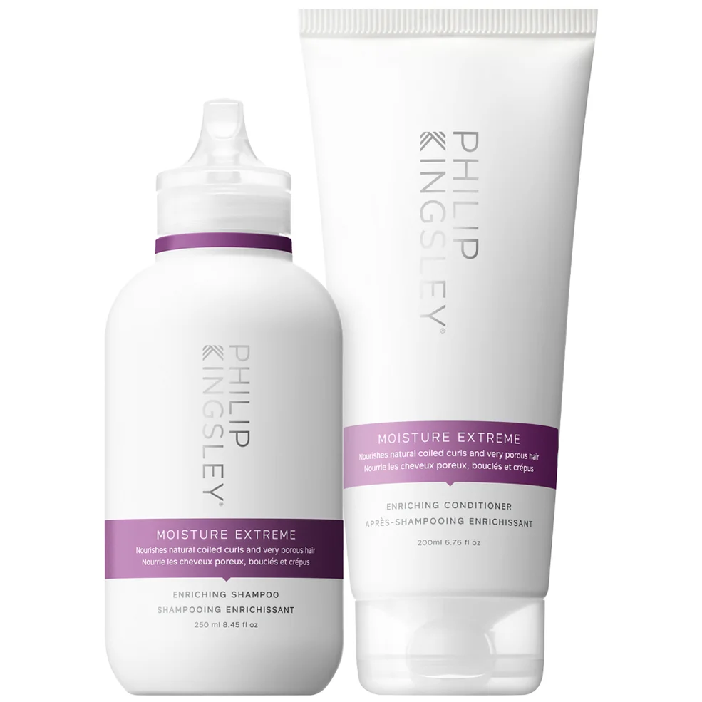 Philip Kingsley Moisture Extreme Shampoo 250ml and Conditioner 200ml Duo Afbeelding 1