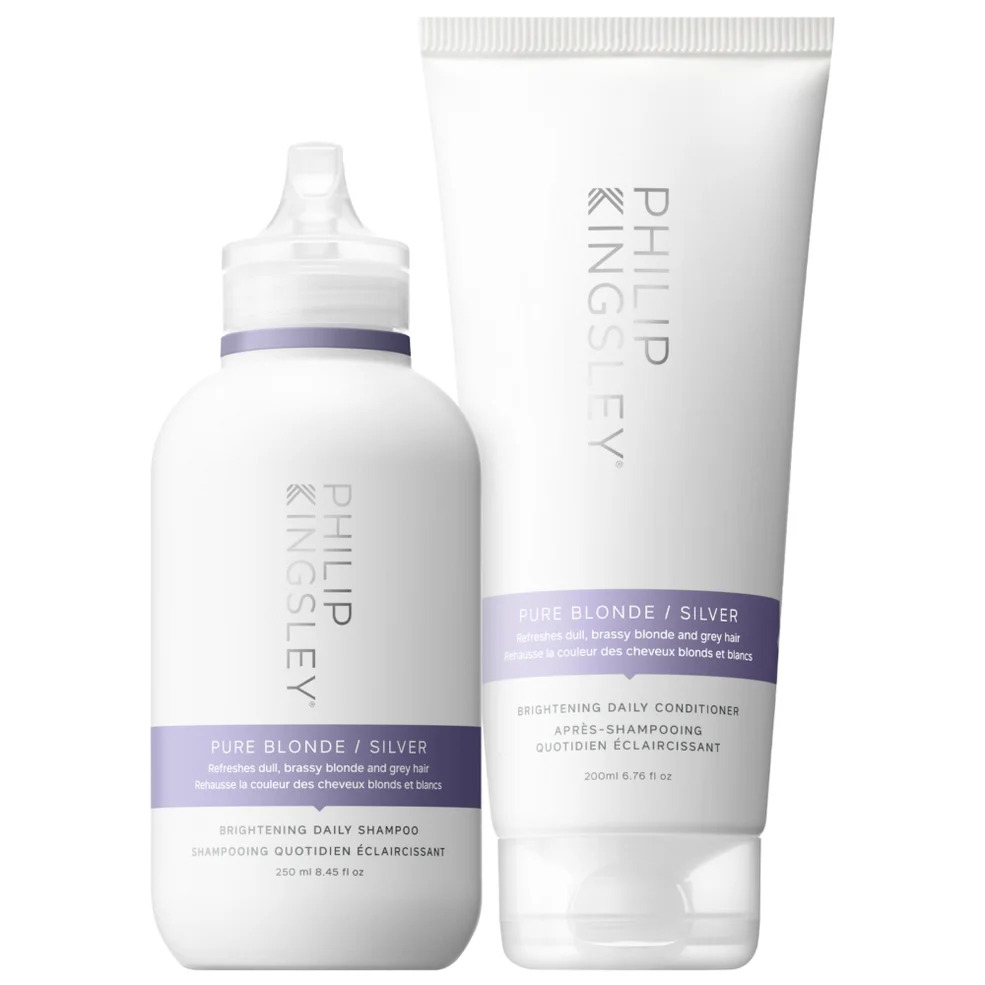 Philip Kingsley Pure Blonde/Silver Shampoo 250ml and Conditioner 200ml Duo Afbeelding 1