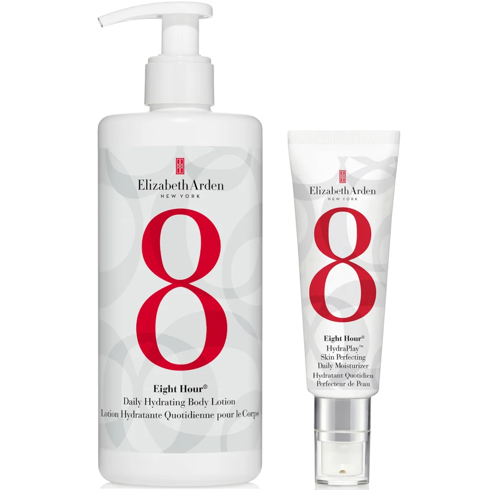 Elizabeth Arden Eight Hour HydraPlay Moisturizer 45ml and Hydrating Body Lotion 380ml Afbeelding 1