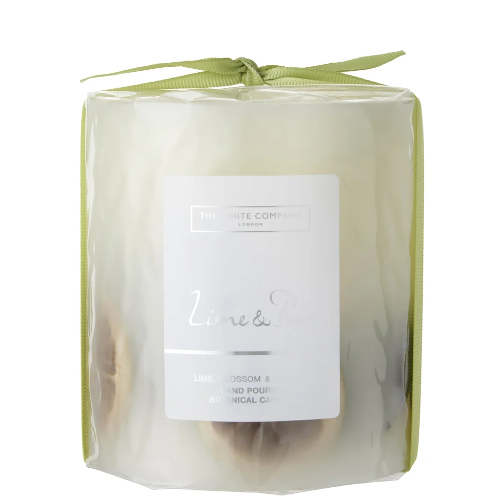 The White Company Lime & Bay Medium Botanical Candle 660g Afbeelding 1