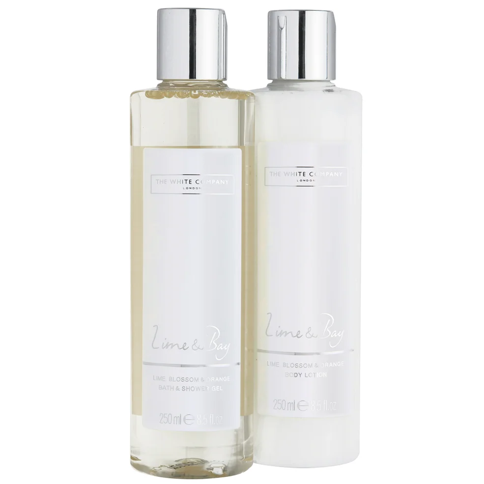 The White Company Lime & Bay Bath & Body Gift Set Afbeelding 1