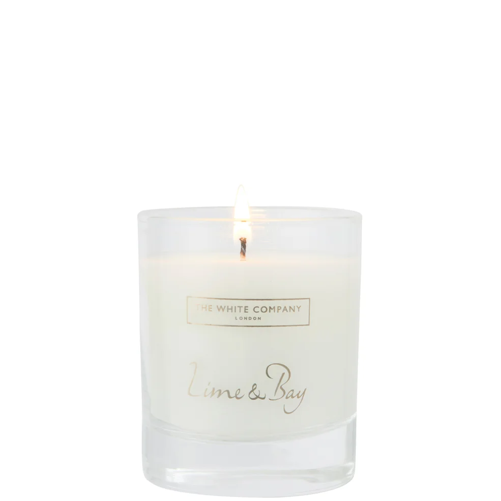 The White Company Lime & Bay Signature Candle 140g Afbeelding 1