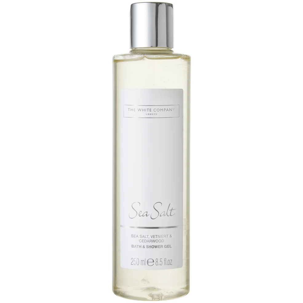 The White Company Sea Salt Bath & Shower Gel 250ml Afbeelding 1