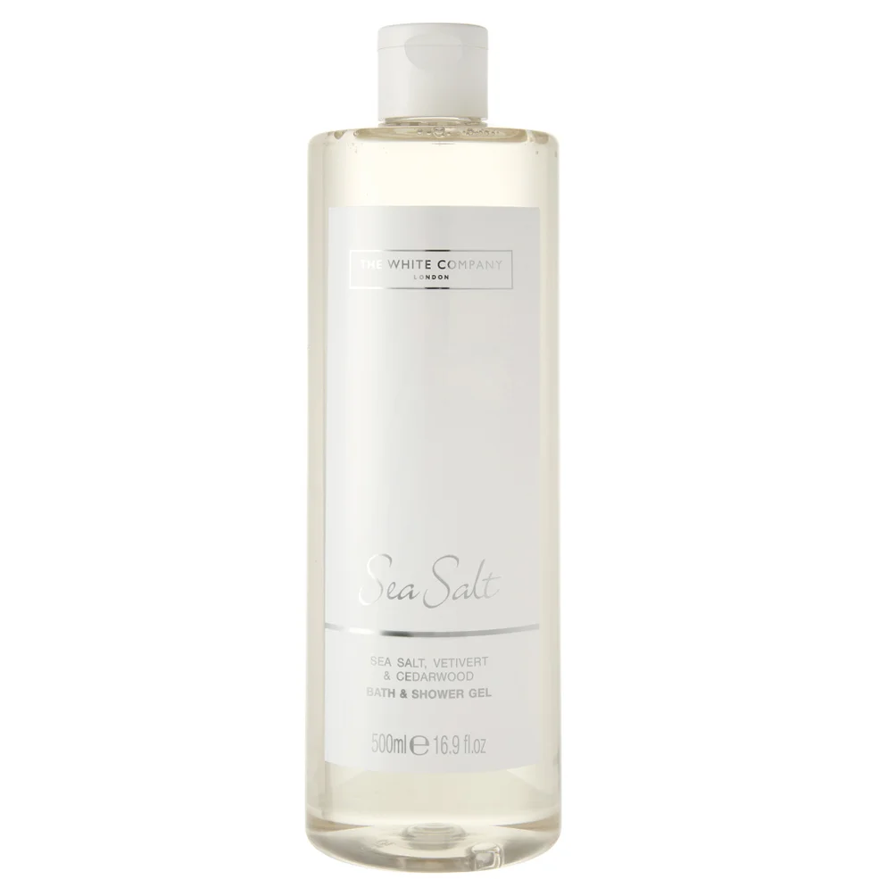 The White Company Sea Salt Bath & Shower Gel Refill 500ml Afbeelding 1
