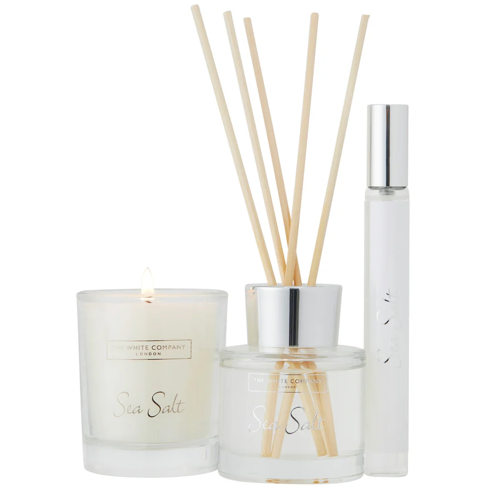 The White Company Sea Salt Mini Home Scenting Set Afbeelding 1