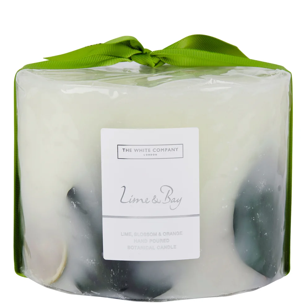 The White Company Lime & Bay Large Botanical Candle 1.6kg Afbeelding 1