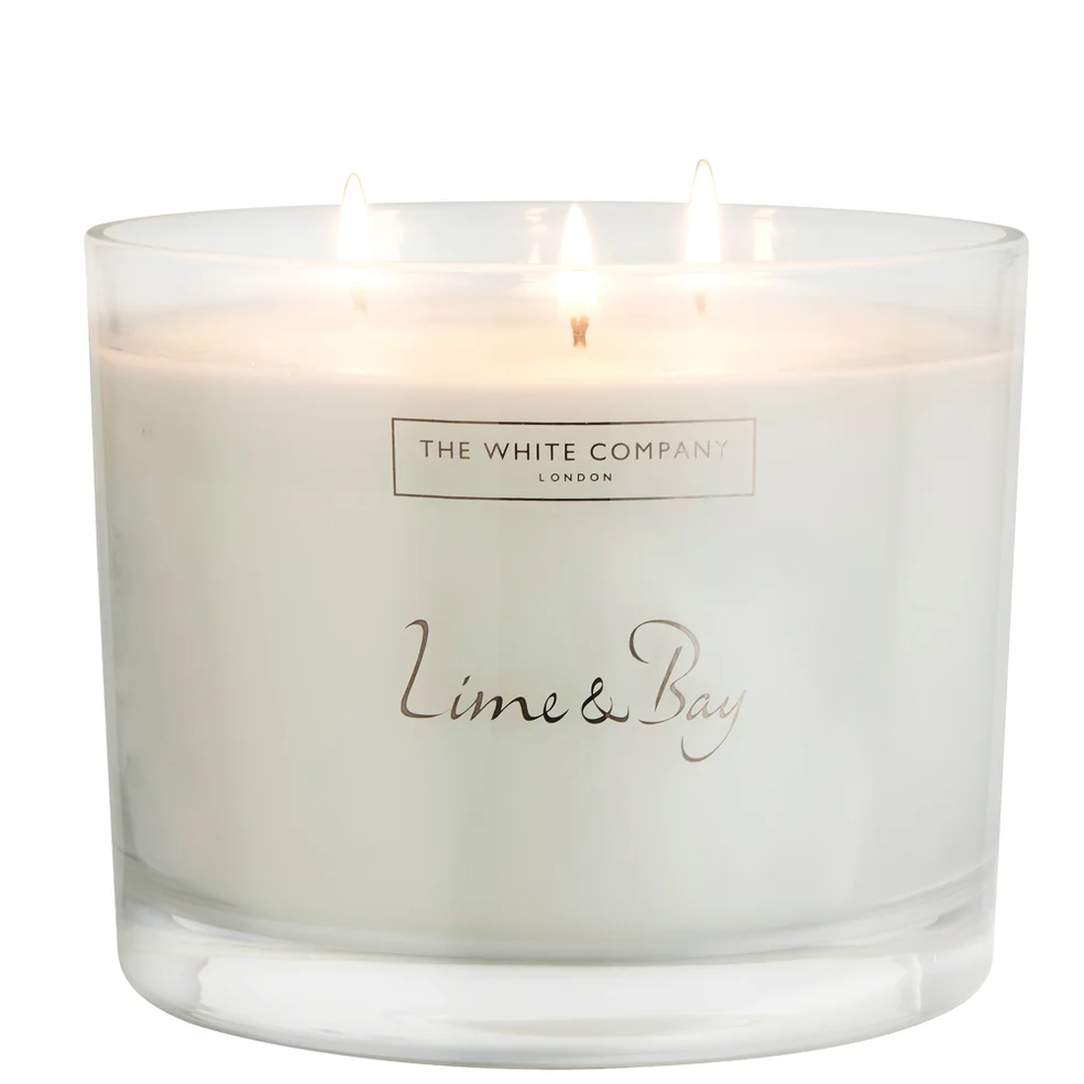 The White Company Lime & Bay Large Candle 770g Afbeelding 1