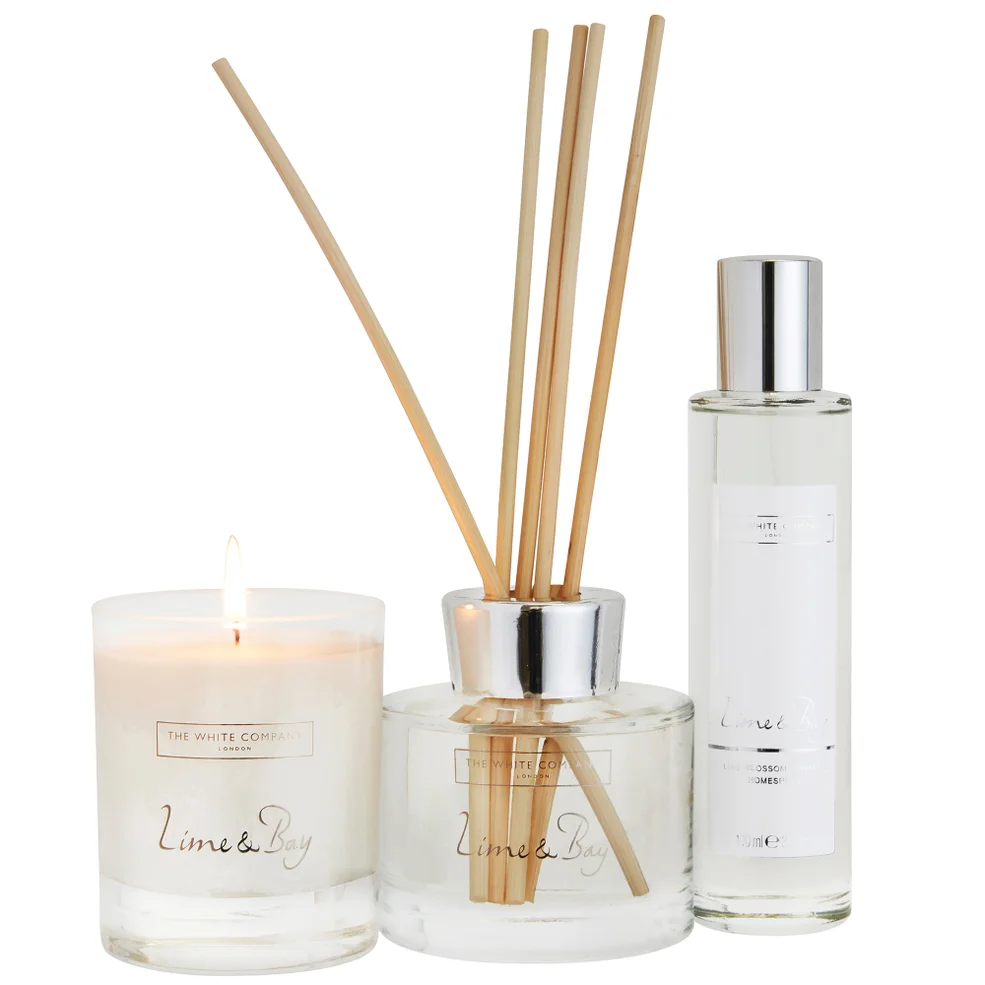 The White Company Lime & Bay Large Home Scenting Set Afbeelding 1