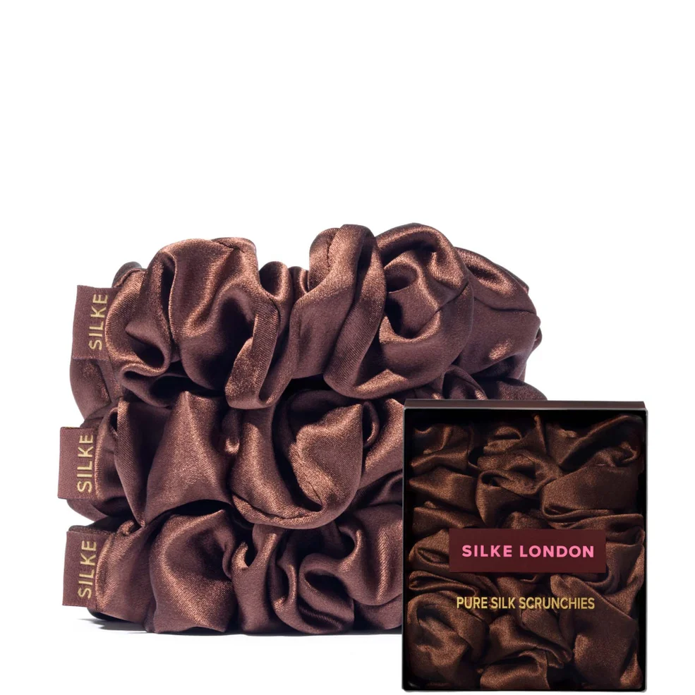 SILKE London Hair Scrunchies - Brown Afbeelding 1