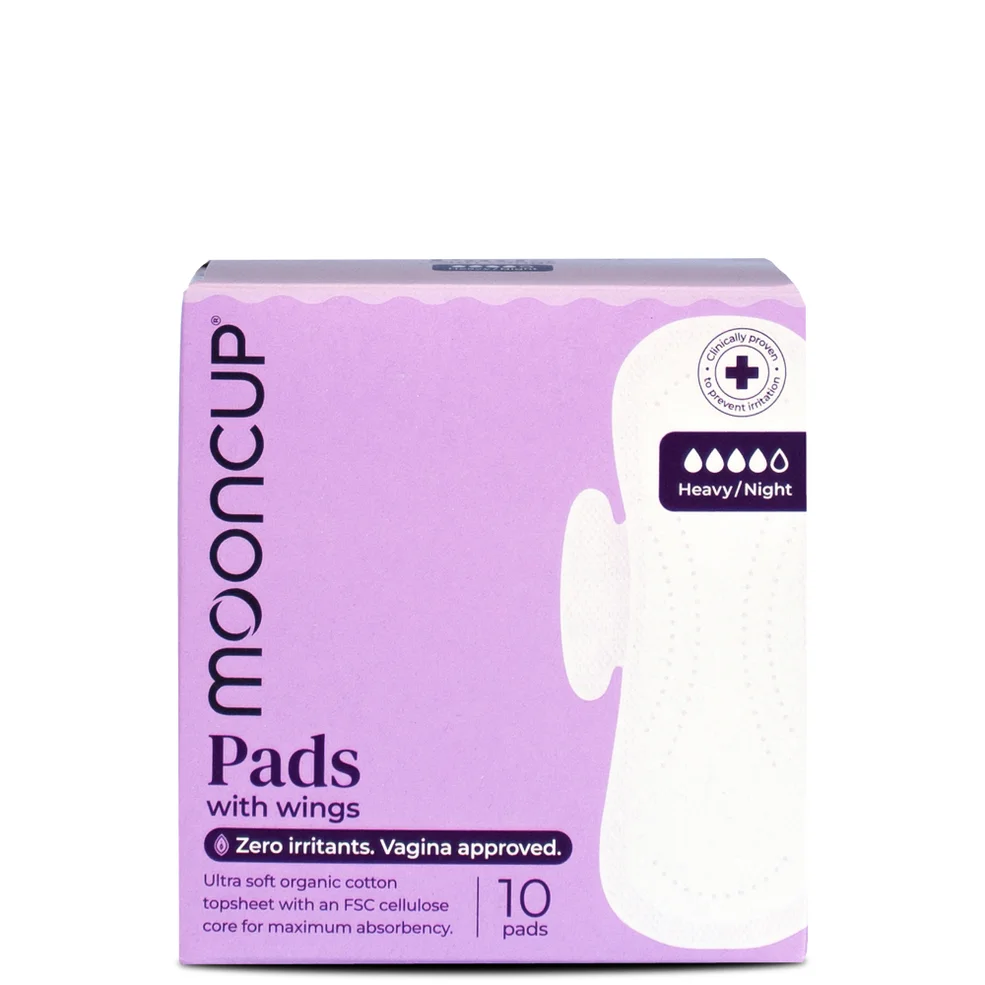 Mooncup Pads with Wings - Heavy/Night (10 pack) Afbeelding 1